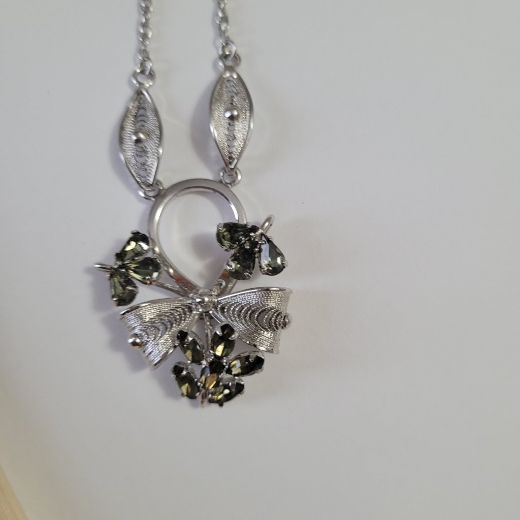 Green Stones Sterling Silver Joseph Esposito Espo Necklace 925 49$